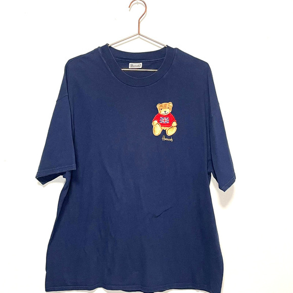 Harrods Tops - Vintage 90s HARRODS Knightsbridge Teddy Bear T-Shirt Souvenir